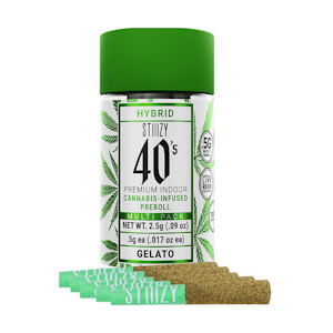 STIIIZY - Gelato (H) | .5g 5pk Infused 40s Prerolls | Stiiizy