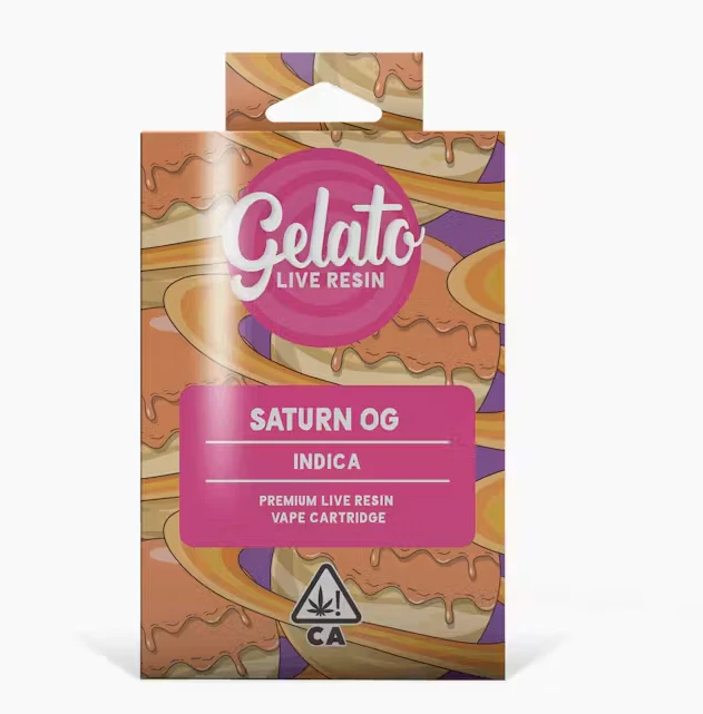 Gelato - Gelato Live Resin Cart 1g Saturn OG Main Image