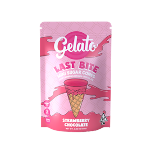 GELATO - Strawberry Chocolate Last Bite 100mg 10pk Infused Sugar Cones - Gelato
