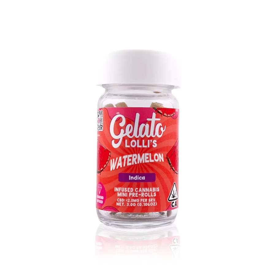 Gelato - Gelato Lolli Infused 5pk Prerolls 3g Watermelon Main Image