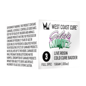Gelato Mintz | 1g Tier 3 Live Rosin Cold Cure Badder | West Coast Cure