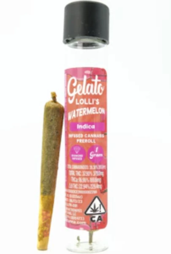 Gelato - Gelato Lolli Infused Preroll 1.2g Watermelon Gelato Main Image