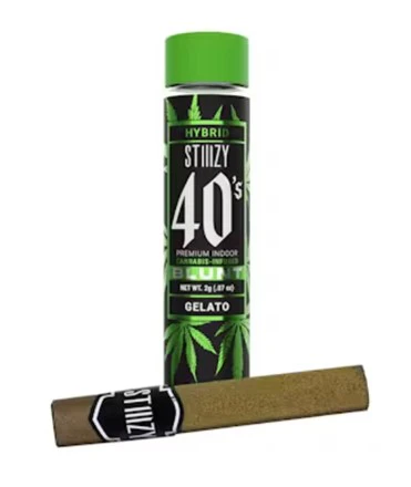 STIIIZY - STIIIZY-Gelato-40's-Blunt-Infused Pre Roll-Hybrid-Kief-40%+-2g Main Image