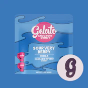 Gelato-Knockout Gummy 200mg Sour Very Berry