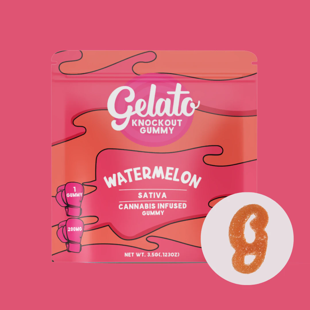 Gelato - Gelato-Knockout Gummy 200mg Watermelon Main Image