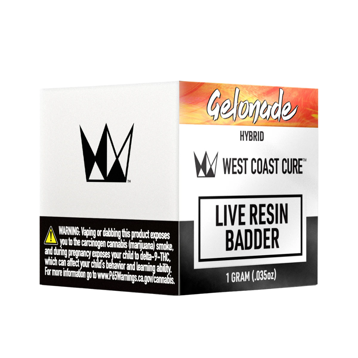 West Coast Cure - Gelonade (H) | 1g Live Resin Badder | West Coast Cure Main Image