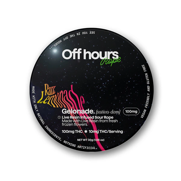 Off Hours - Off hours - Live Resin Rope (Gelonade - Sour Raspberry Lemonade) Main Image
