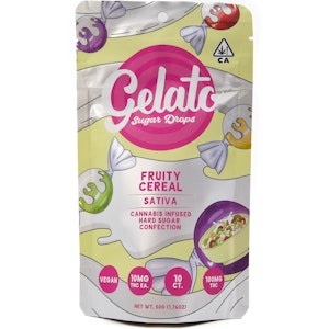 Gelato - Fruity Cereal Sugar Drops 100mg 10 Pack Hard Candy - Gelato