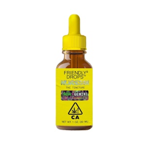 FRIENDLY BRAND - Gemini (H) | 1000 mg THC NURESIN Full Spectrum Tincture | Friendly Brand x Alien Labs