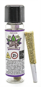 High Five - Blueberry Ice Pop x Blackberry OG x White Truffle .8G Infused Pre Roll
