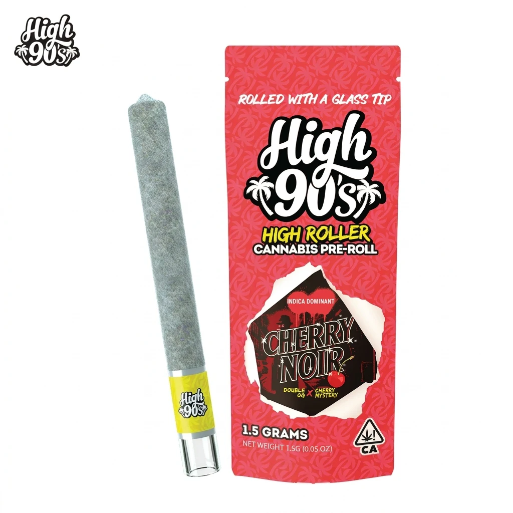 HIGH 90s - High 90s - Preroll - Indoor - Cherry Noir High Roller - 1.5g Main Image