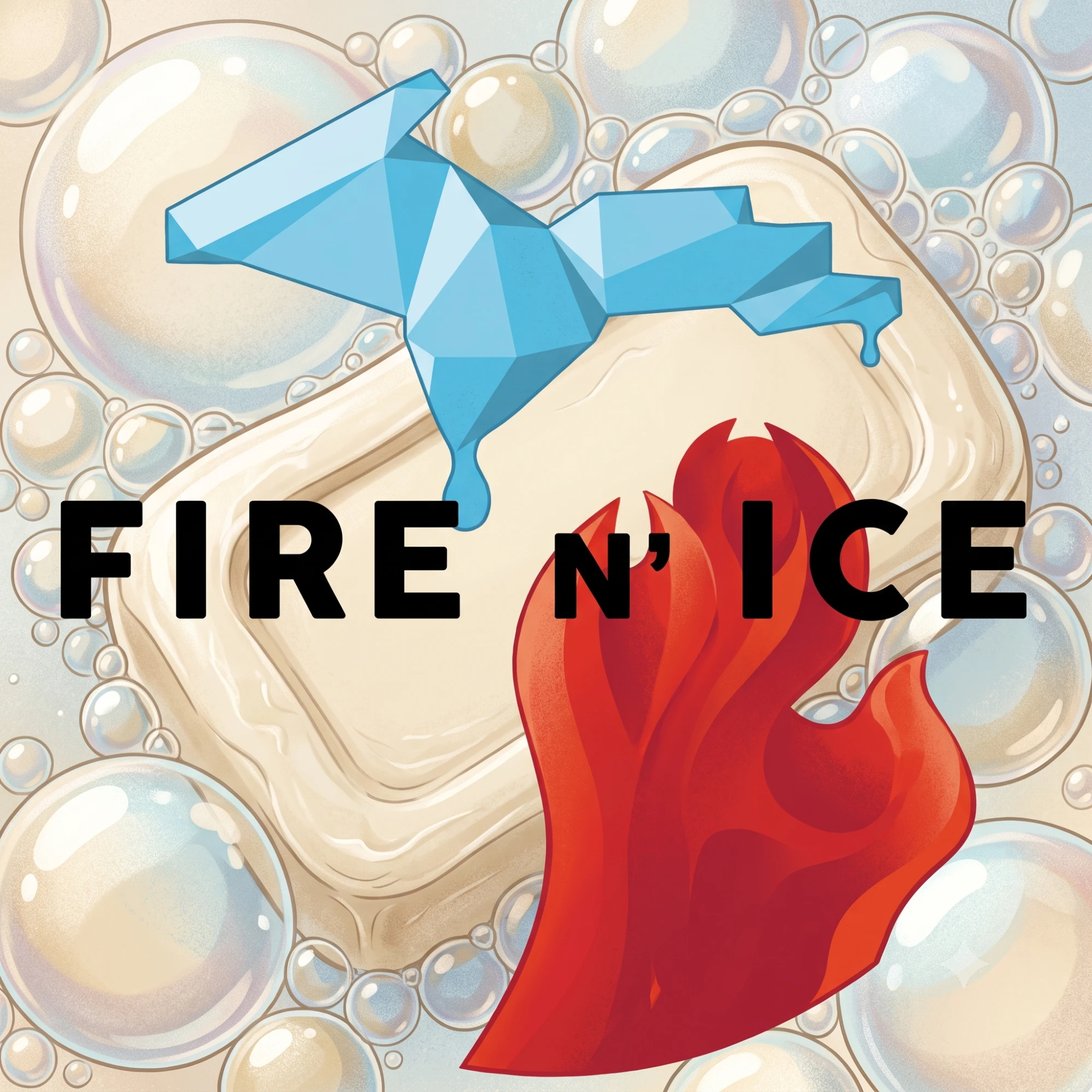 FIRE N ICE - Soap 1g Cured Resin Main Image