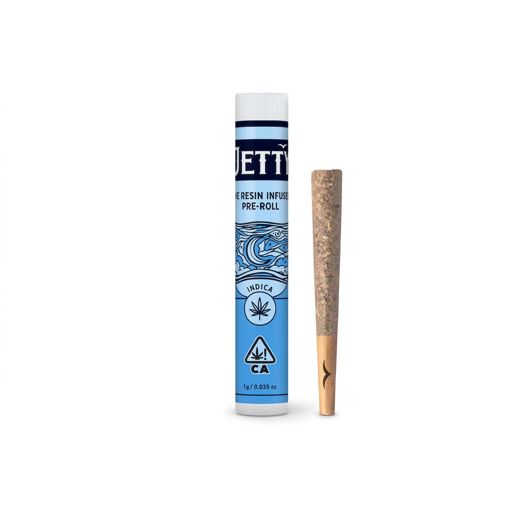 Jetty Extracts - Jetty - Preroll - Live Resin - Garlic Grove x Amnesia Haze - 1g Main Image