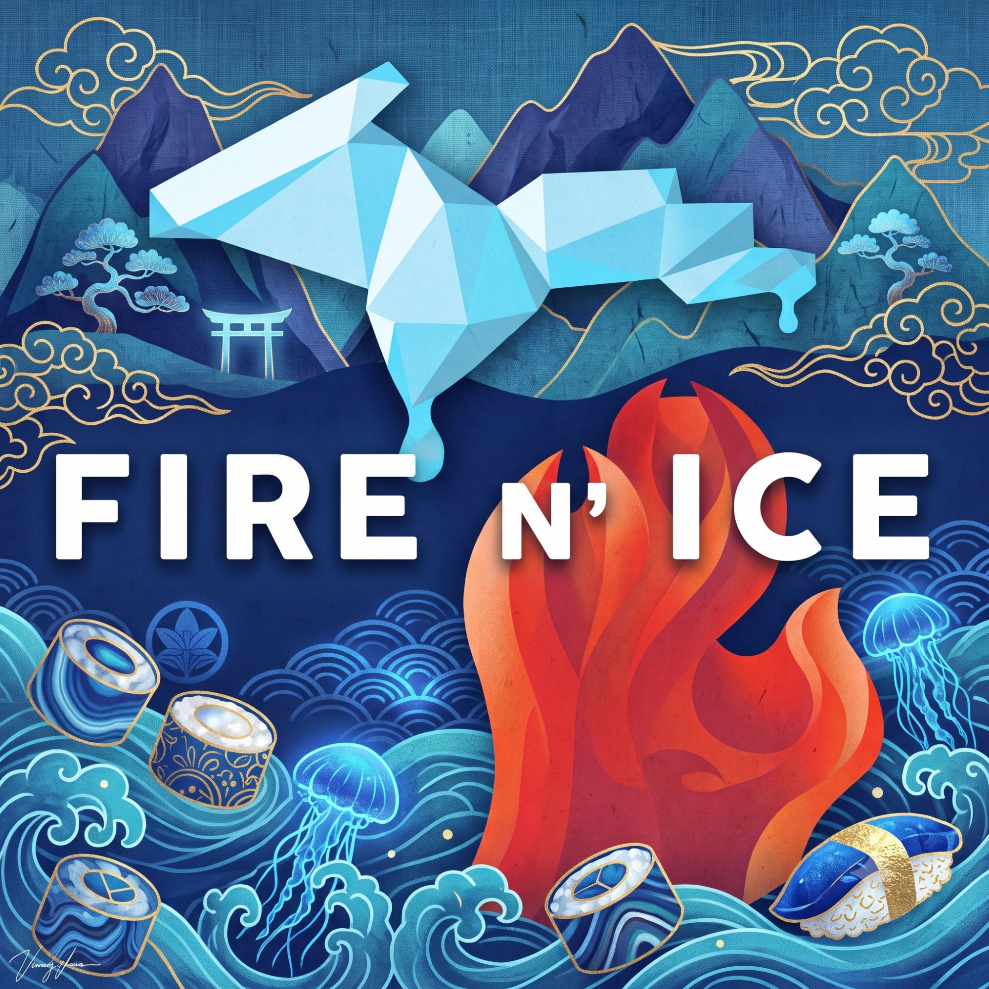 FIRE N ICE - Blue Zushi 1g Cured Resin Main Image