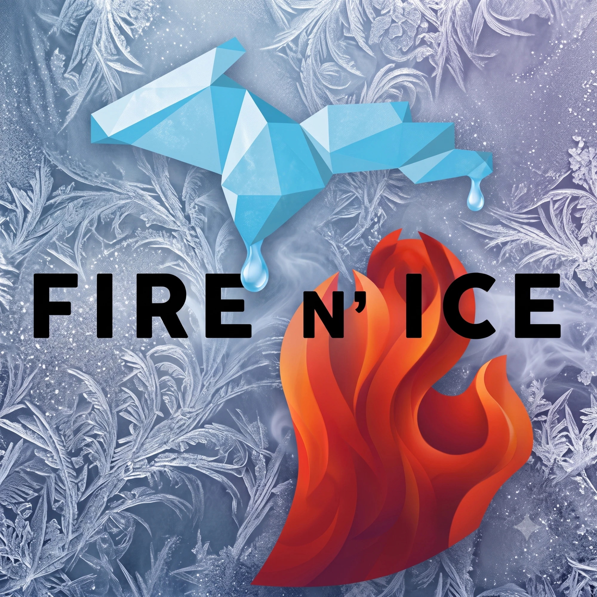FIRE N ICE - Dry Ice 1g Cured Resin Main Image
