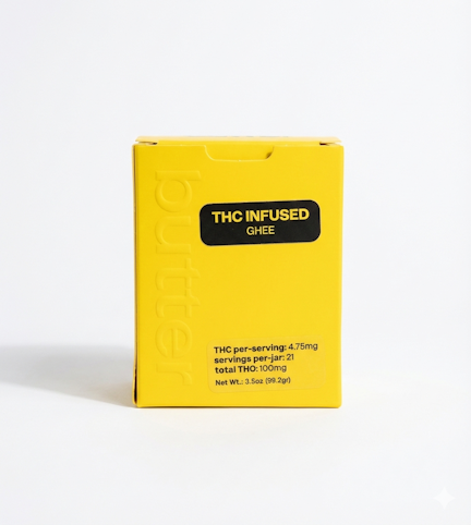 Butter - Ghee Butter -Hybrid- 100mg THC | 20 Servings (Infused Ghee Butter) | butter   -dd7 middle 1