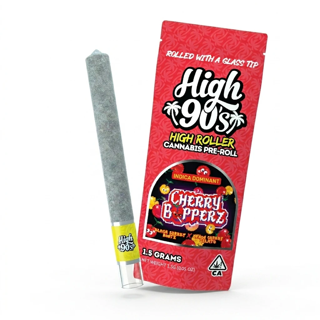 HIGH 90s - High 90s - Preroll - Indoor - Cherry Bopperz High Roller - 1.5g Main Image