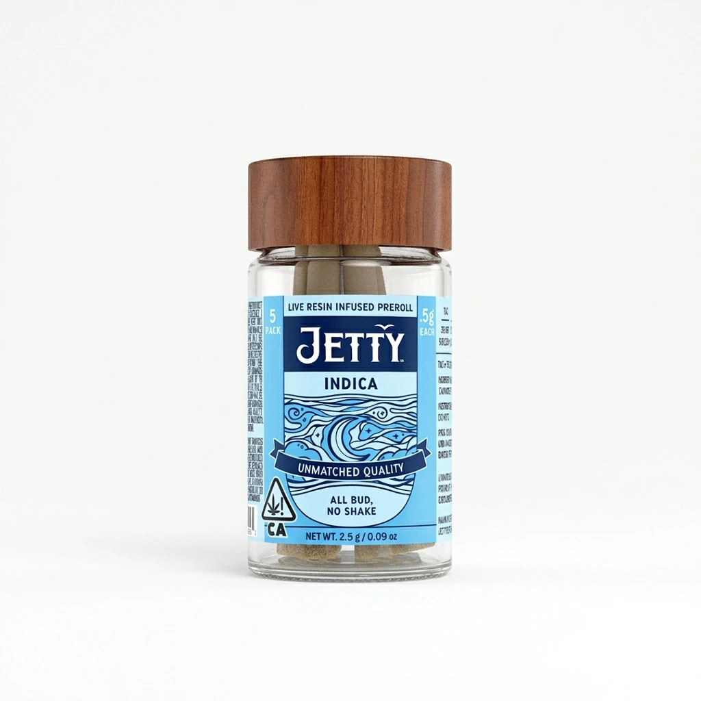 Jetty Extracts - Jetty - Preroll - Live Resin - Hash Burger x Grape Gas 5pk - 2.5g Main Image