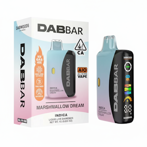DABWOODS - Marshmallow Dream | DABBAR | Liquid Diamond All-In-One | 1g