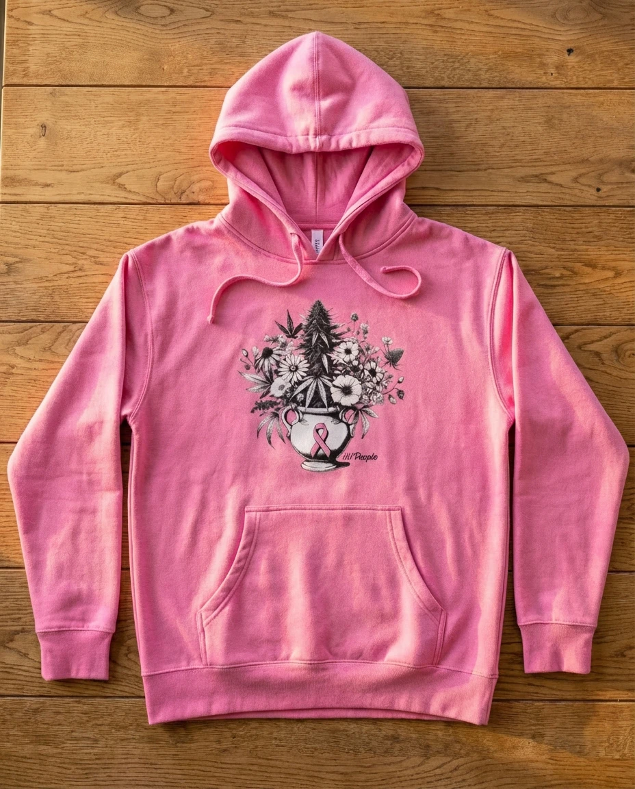 Hi! People - Hi! People Pink Hoodie - Large Main Image