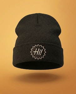 Hi! People - Black Hi! People Beanie