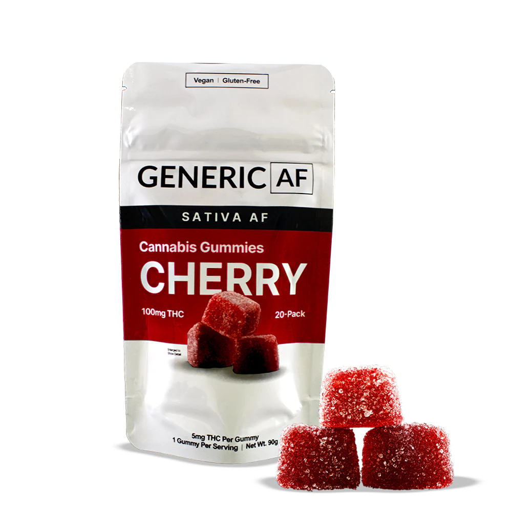 Generic AF - Cherry | Generic Gummies | 20-Pack | 100mg Main Image