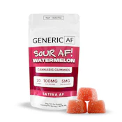 Sour Watermelon | Generic Gummies | 20-Pack | 100mg