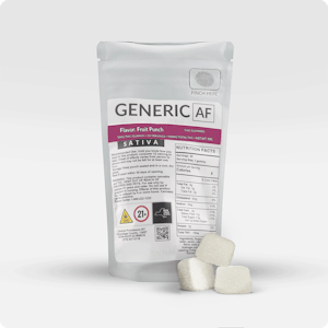 GENERIC AF - Generic AF - Fruit Punch - 100mg - 5mg x 20ct - Edibles
