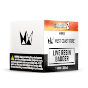 Georgia Z (H) | 1g Live Resin Badder | West Coast Cure