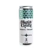 Highly Casual | Blueberry + Pineapple | Seltzer 2mg 12fl.oz