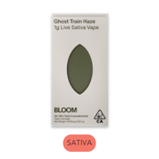 Bloom - Live Resin - Ghost Train Haze - Vape Carts - 1.0g