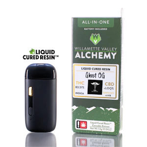 Willamette Valley Alchemy LLC - Ghost OG, Liquid Cured Resin, Disposable, 1g