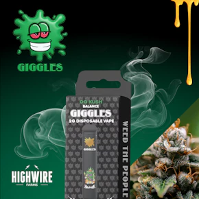 Giggles Puffs Hash Rosin Infused Disposable OG Kush 2g