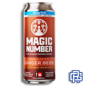 MAGIC NUMBER - Ginger Beer Nano Soda | 12oz 100mg (THC)