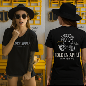 Golden Apple Cannabis Co. - T-Shirt Size-3-Large
