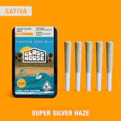 Glass House - Super Silver Haze - Preroll 5pk - 3.5G