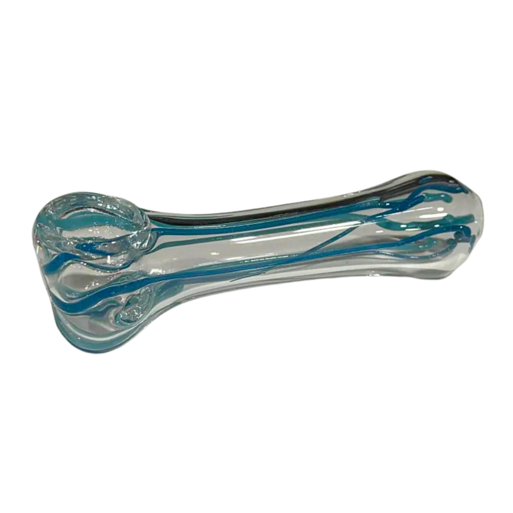 Glass Pipe Blue and Green multi-color picture