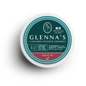GLENNA'S - Glenna's - Fruit Up - 100mg 20ct - Edible