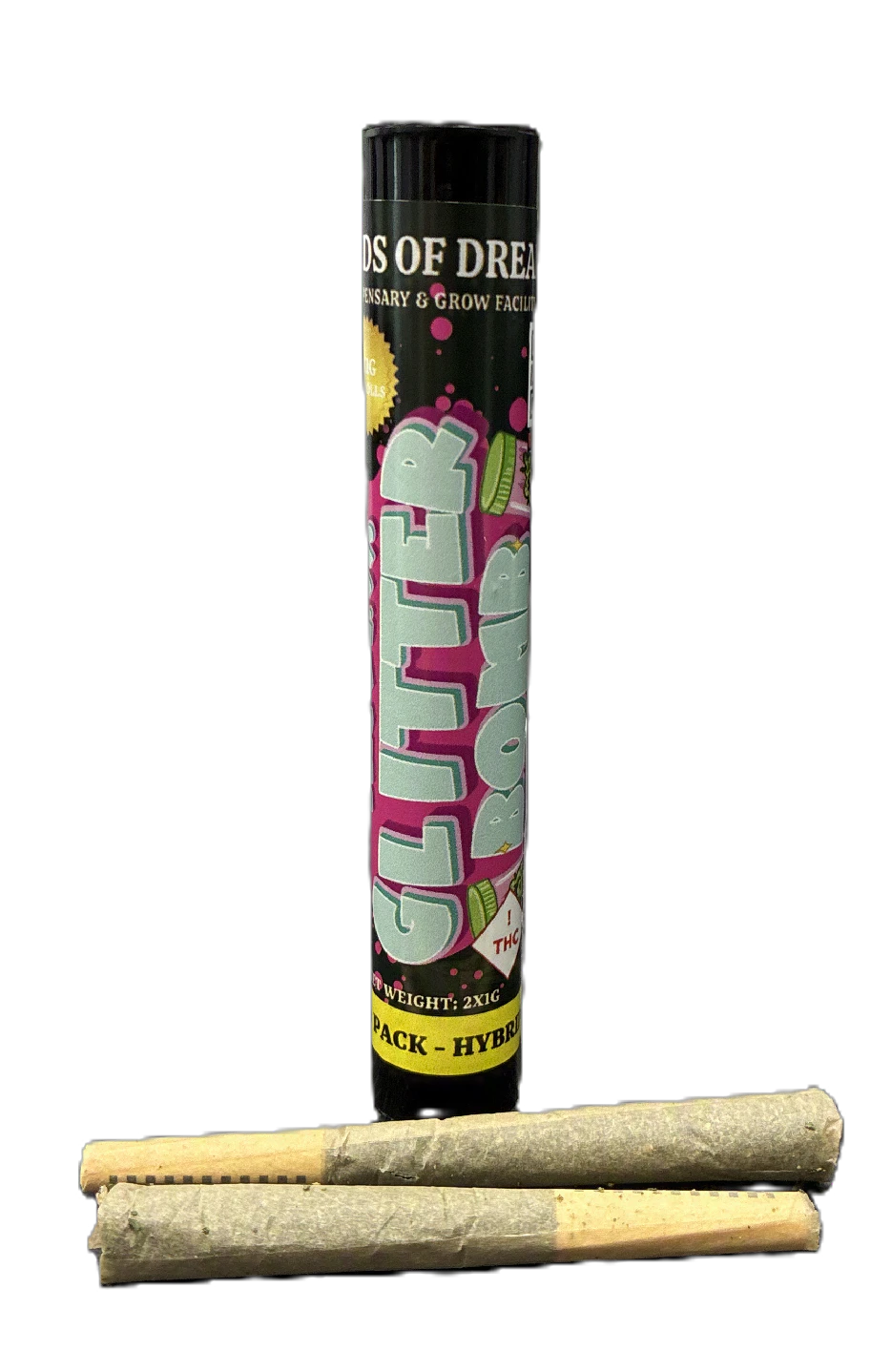 4th Generation - Glitter Bomb (2G) | Preroll 2pk | Hybrid Main Image