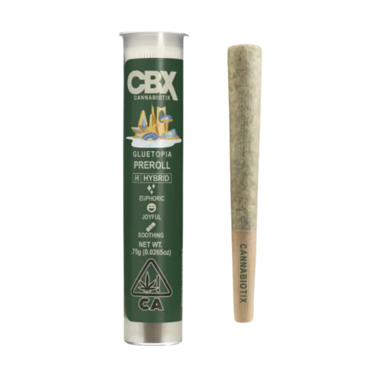CBX: Cannabiotix - Gluetopia (H) | .75g Indoor Preroll | CBX Main Image
