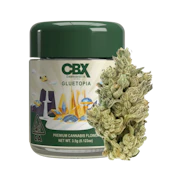 Gluetopia (H) | 3.5g Premium Flower | CBX