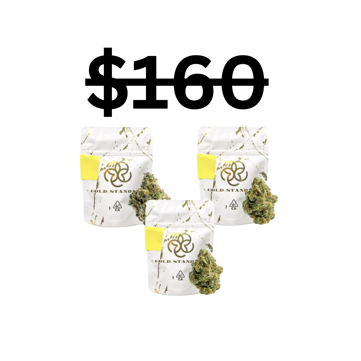 Gold Standard - Gold Standard Oz Bundle #1 (I) | 1x 14g Green House Flower Smalls, 2x 7g Indoor Flower | Gold Standard Main Image