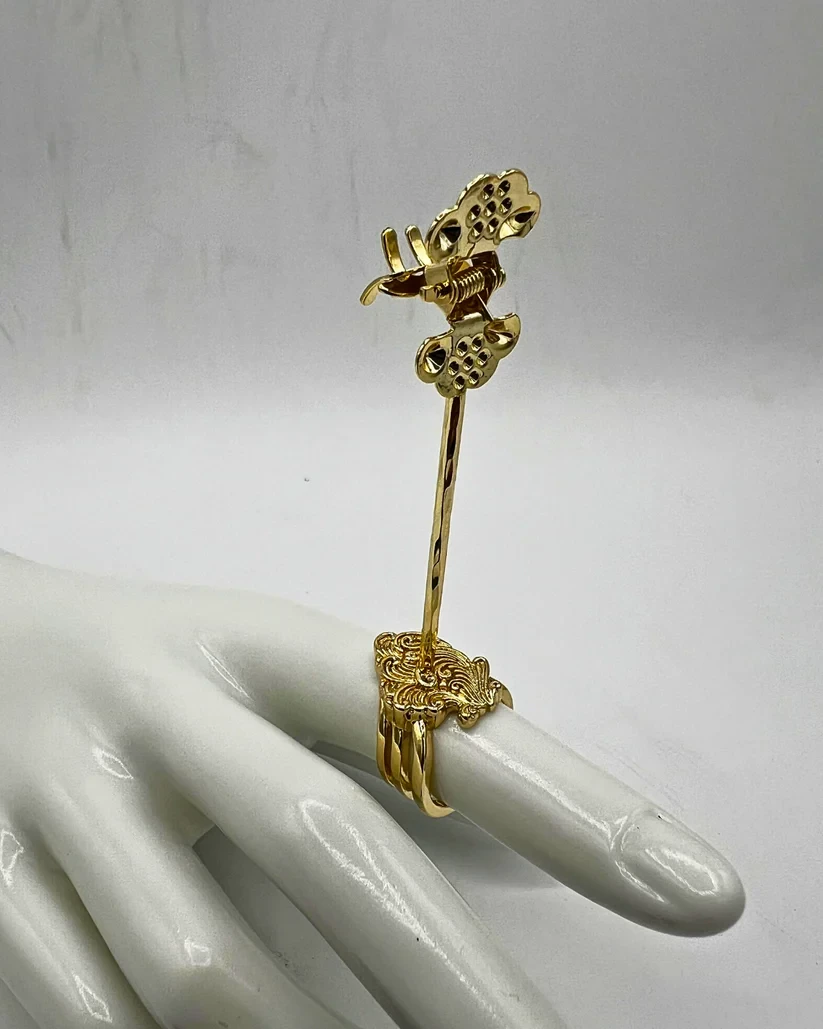Boujee Stoner - Boujee Statment Ring- Gold Main Image