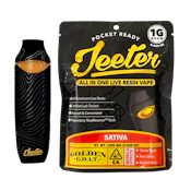 Golden G.O.A.T. (S) | 1g Live Resin AIO Vape | Jeeter