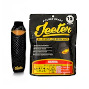 Jeeter Concentrates Golden G.O.A.T. Live Resin All-In-One Vape 1.0g