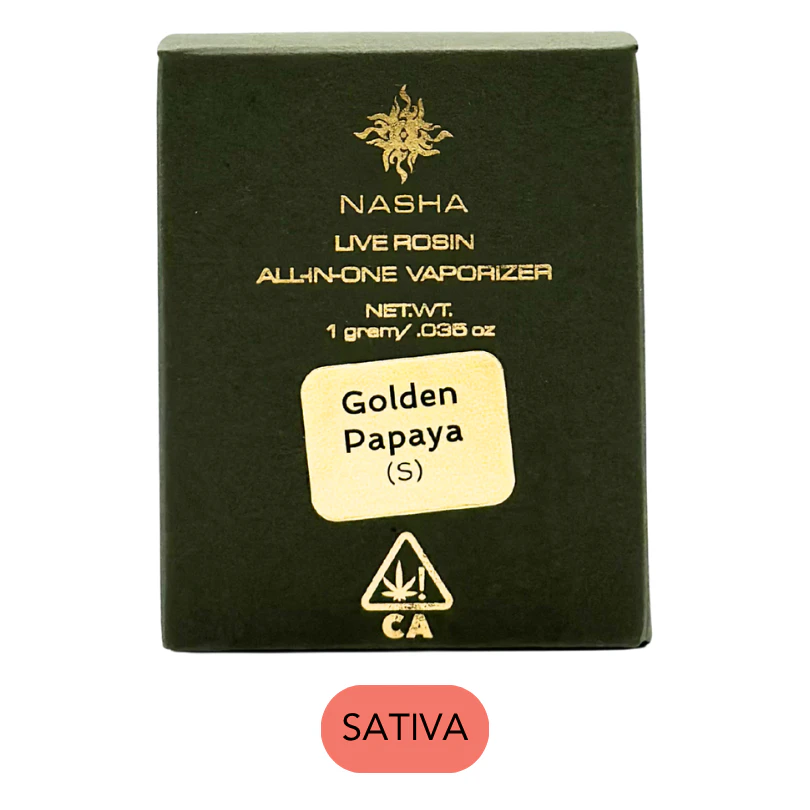 NASHA - Nasha - Live Rosin - Golden Papaya - RTU - 1.0g Main Image
