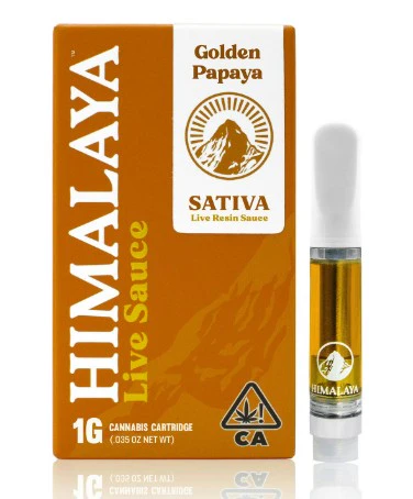 HIMALAYA - Himalaya 1g Golden Papaya Live Sauce Cartridge Main Image