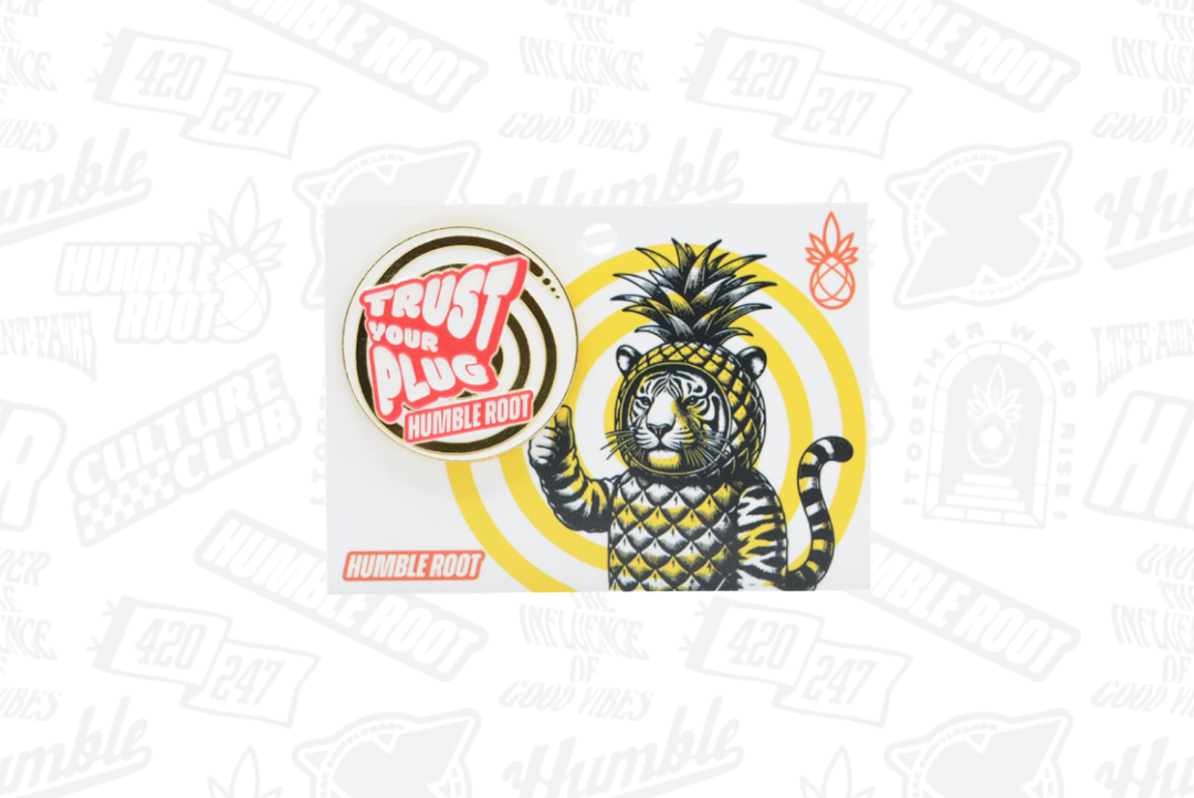 Trust Your Plug Enamel Pin - Humble Root picture