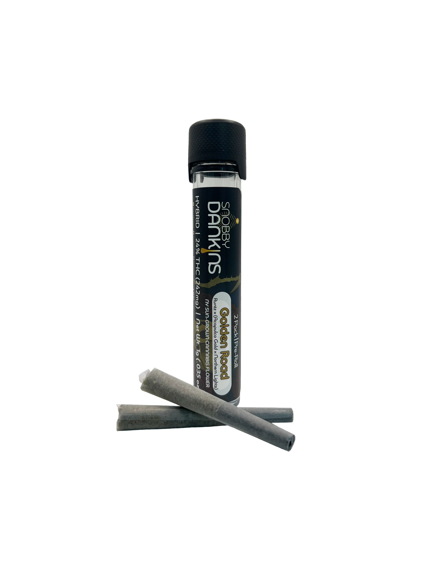 Snobby Dankins - Snobby Dankins | Golden Road | Preroll 2pk | 1g Main Image
