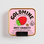 Goldmine | Anti-Gravity Wild Strawberry Tin Indica | Gummy - 100mg THC 10pk (10mg/gummy) 